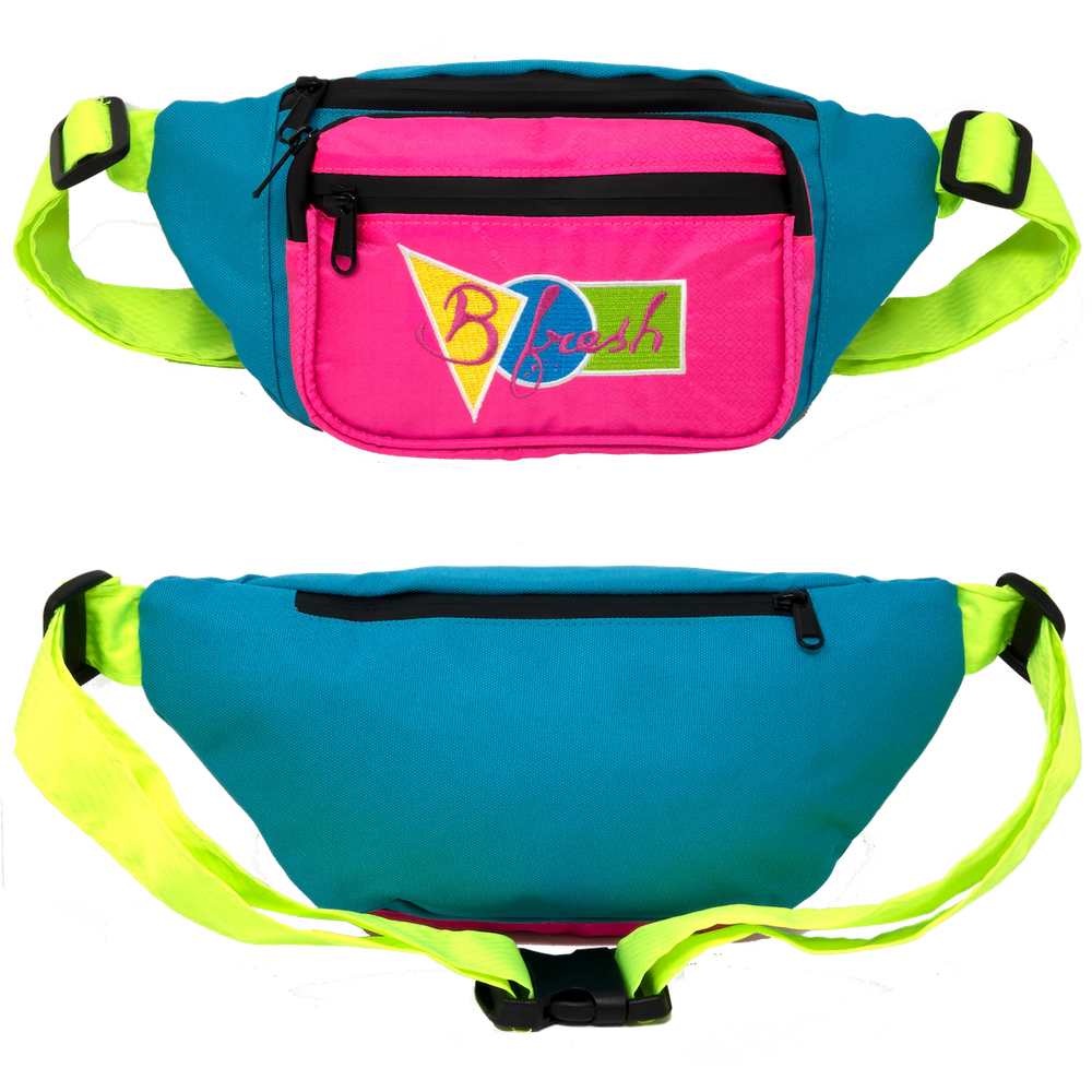 B Fresh - Water Resistant Fanny Pack- 80S Color Block — The Headspace