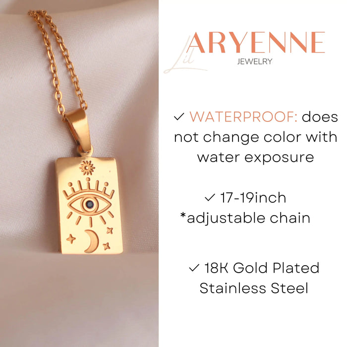 Aryenne Jewelry - Spiritual Evil Eye Necklace