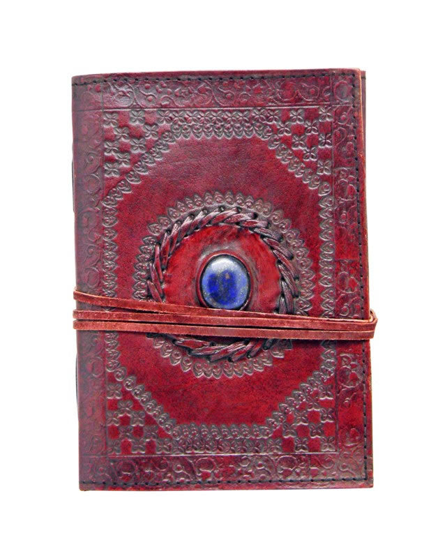 Fantasy Gifts - Stone Eye Leather Journal with Cord