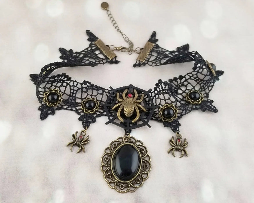 Black Goddess Necklace ~ Alchemy – Gothic-Hats