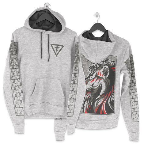 First Earth - Lion Totem Pullover Hoodie