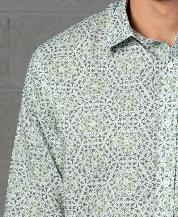 SOL - Seed Of Life   - "Hempi" LS Premium Button Up